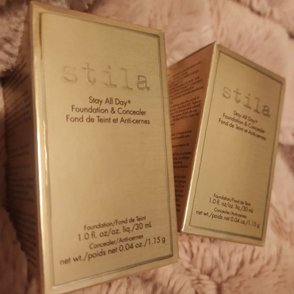 2‎ Stila All Day Foundation & Concealer in the espresso 15 NEW!